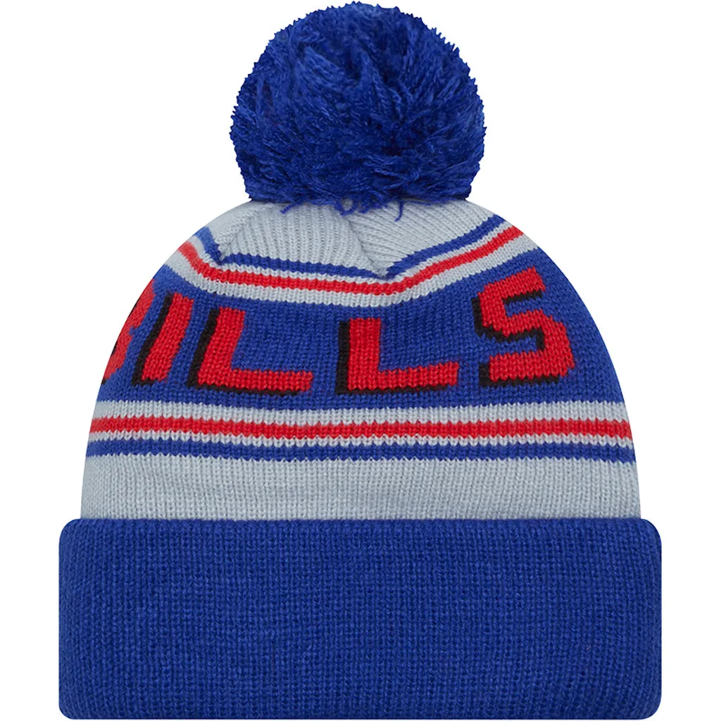 NFL Buffalo Bills New Era Pom Wordmark Knit Hat