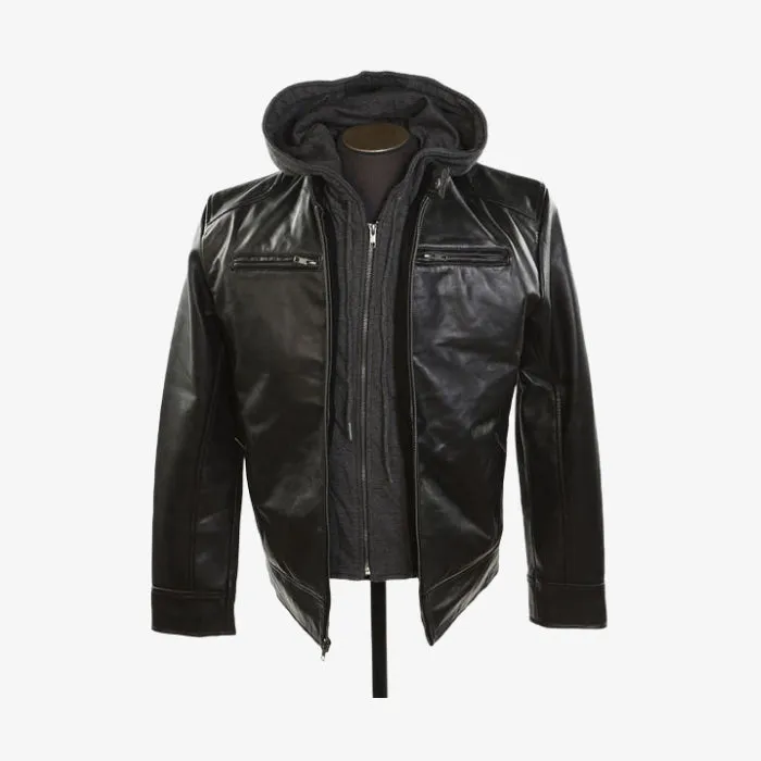 Nomad Leather Jacket - Black