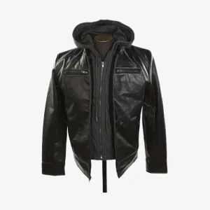 Nomad Leather Jacket - Black