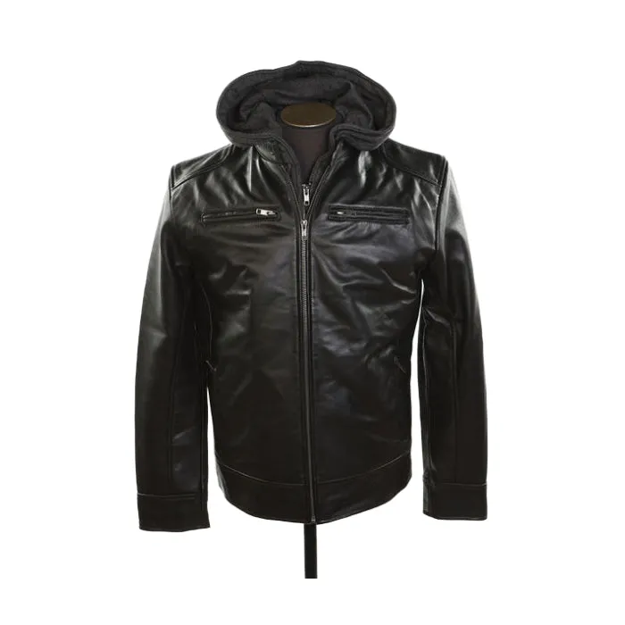 Nomad Leather Jacket - Black