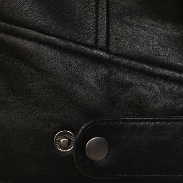 Nomad Leather Jacket - Black