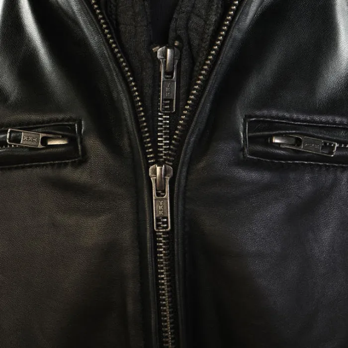 Nomad Leather Jacket - Black