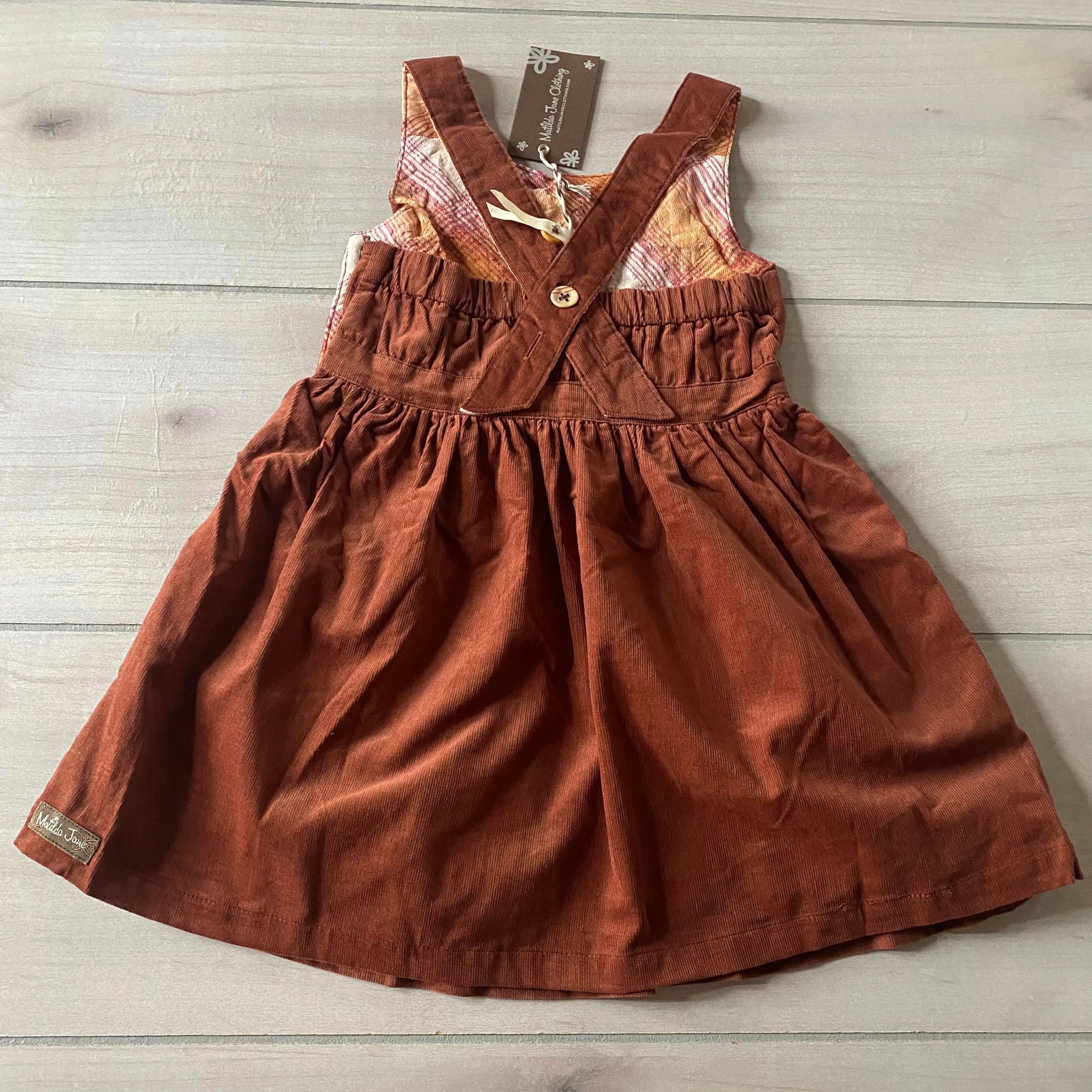 NWT Matilda Jane Arya Micro Corduroy Jumper Dress