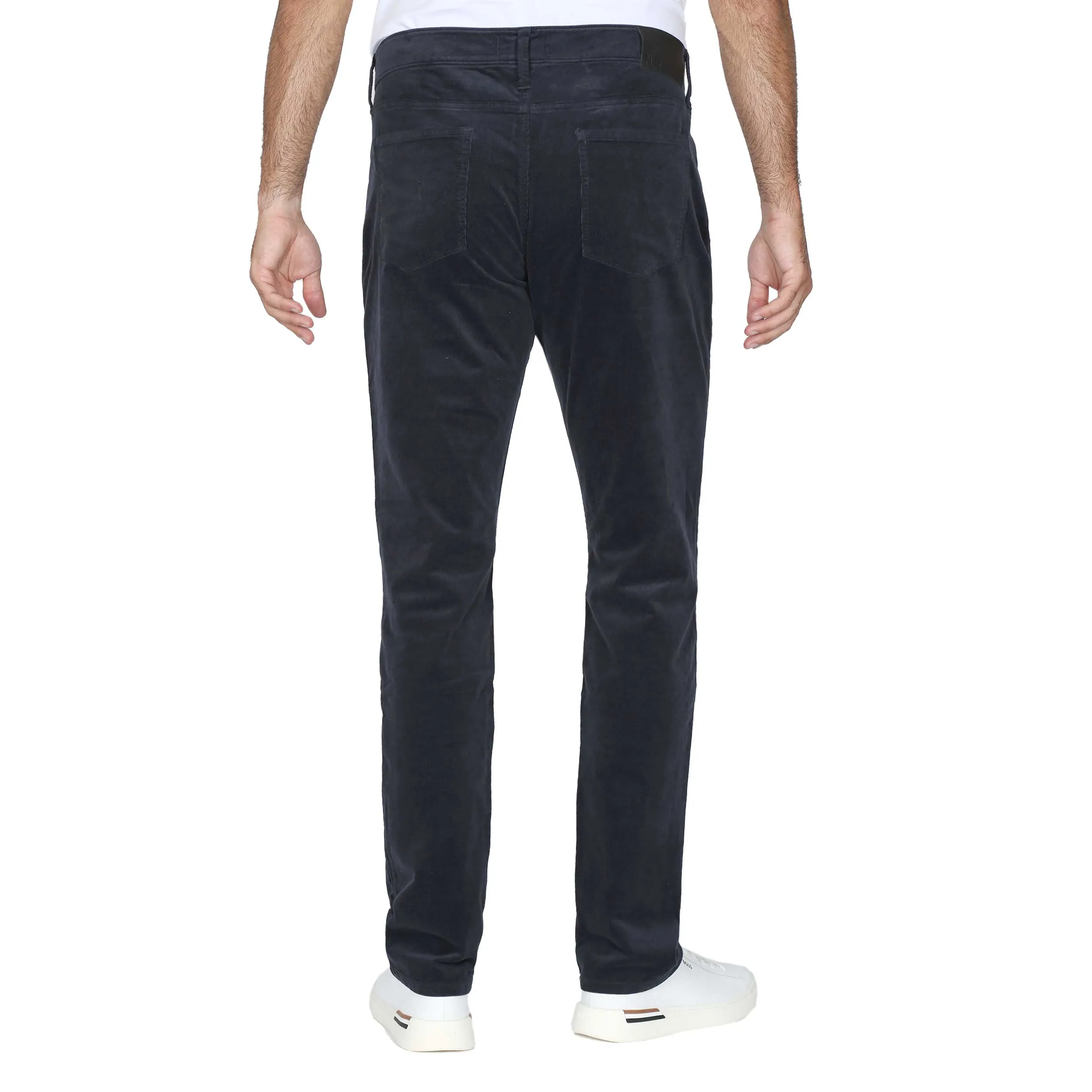 Paige Lennox Corduroy Trouser in Deep Anchor Blue