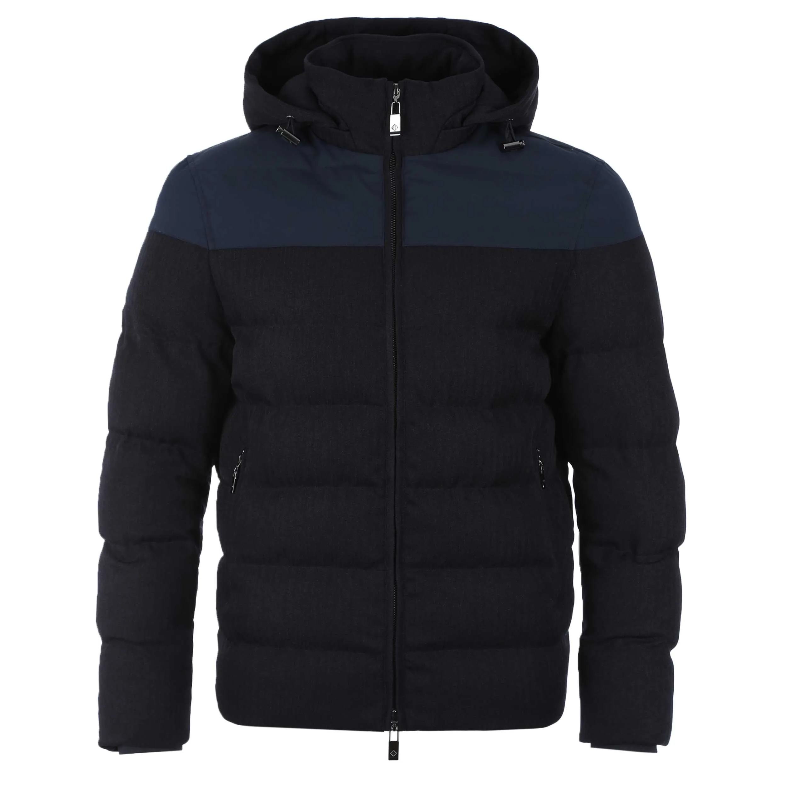 Pal Zileri 2 Panel Quilted Jacket in Navy