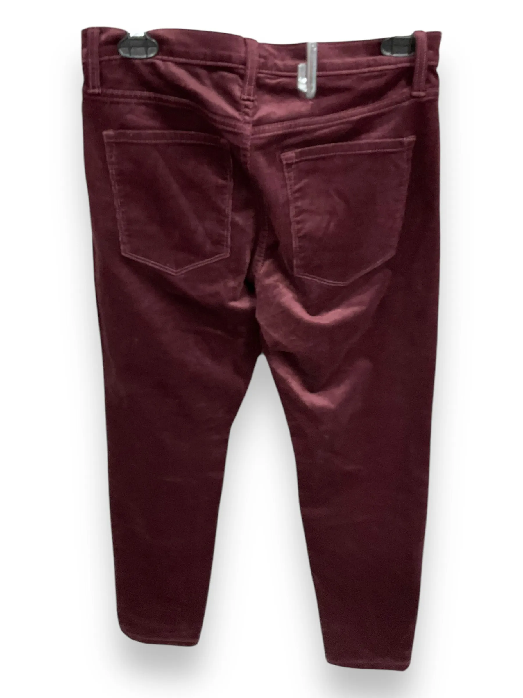 Pants Corduroy By Banana Republic In Maroon, Size: 4