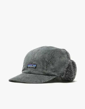 Patagonia Corduroy Earflap Cap - Forge Grey