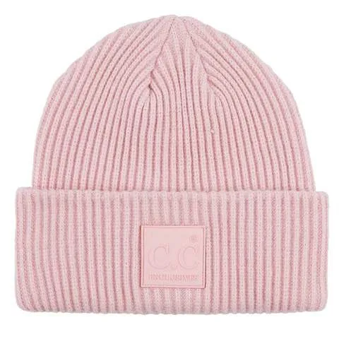 Patch Knit CC Beanie (Multiple Colors)