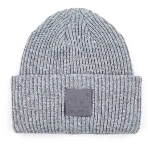 Patch Knit CC Beanie (Multiple Colors)