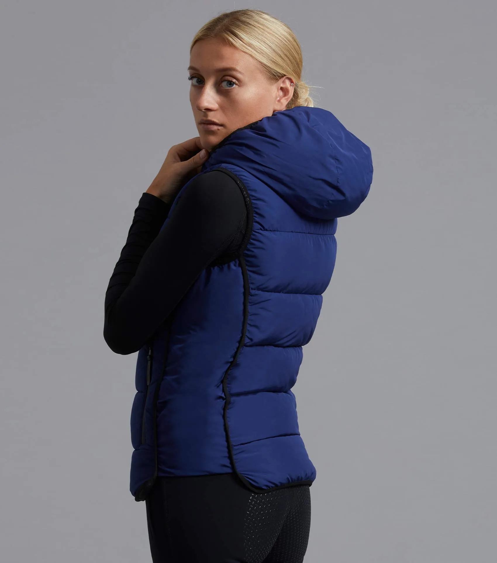 Pavoni Ladies Quilted Gilet Imperial Navy