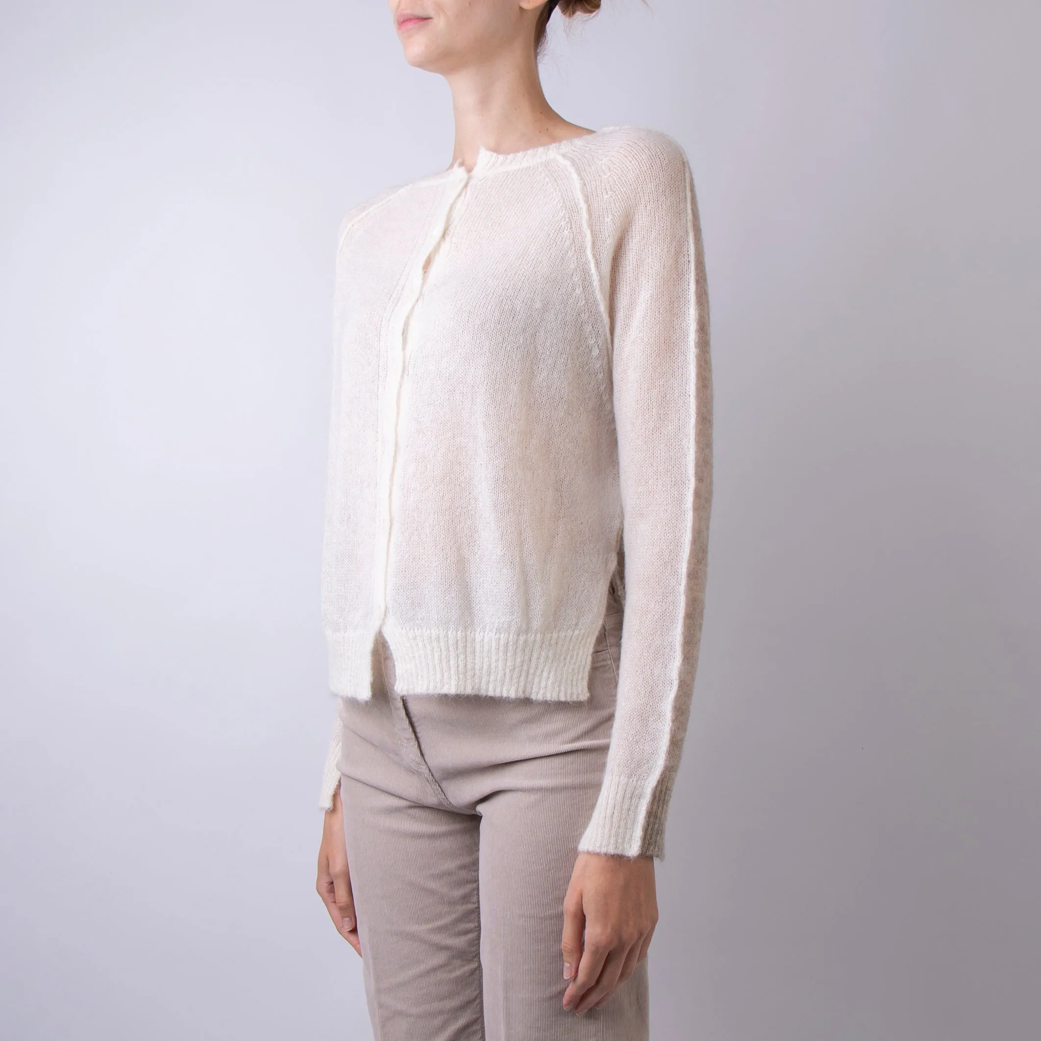 PHISIQUE DU ROLE CARDIGAN 24W208 KASHA IVORY