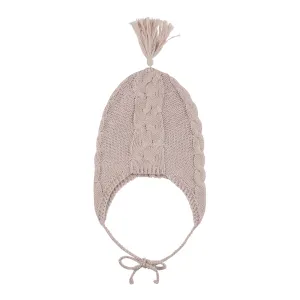 Pippin Soft Cashmere Feel Cable knit Hat and Booties