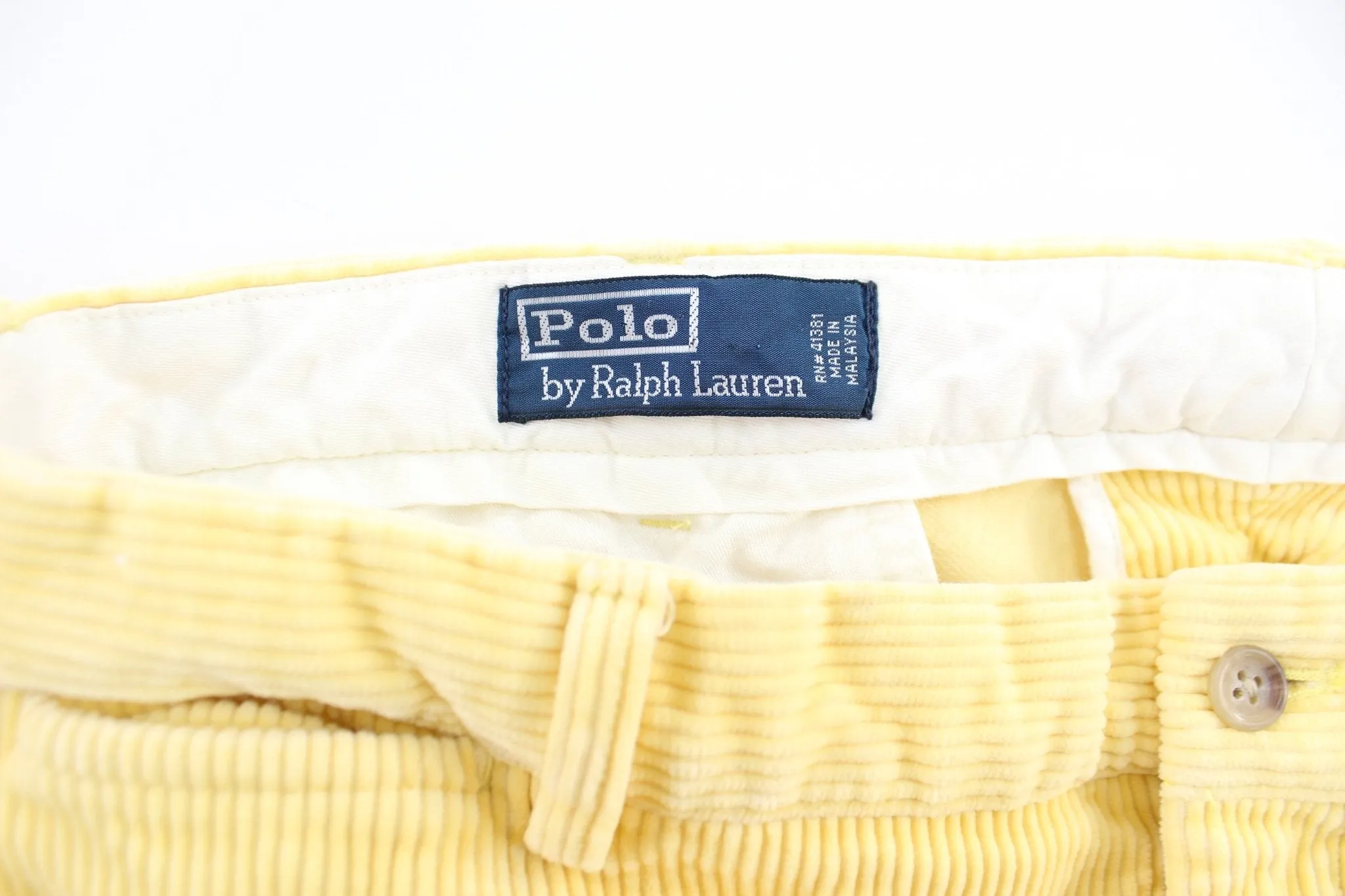 Polo by Ralph Lauren Yellow Corduroy Pants