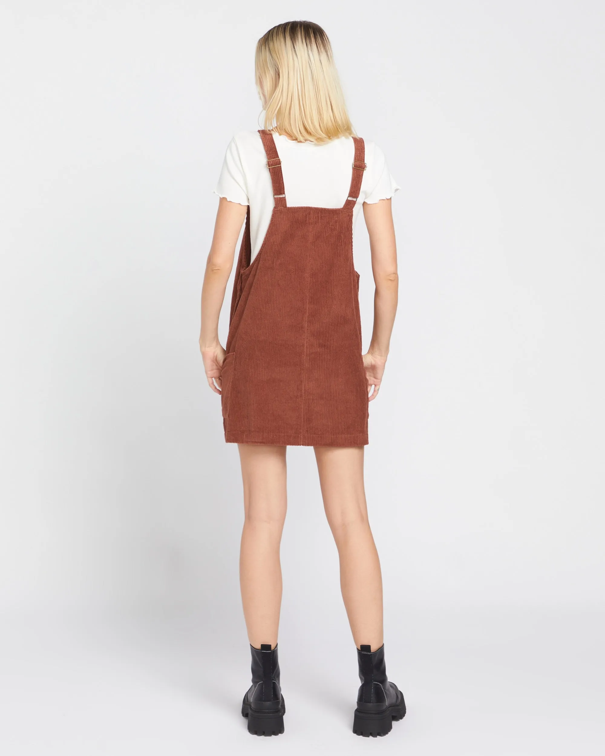 Power Chord Dress - Chestnut Brown