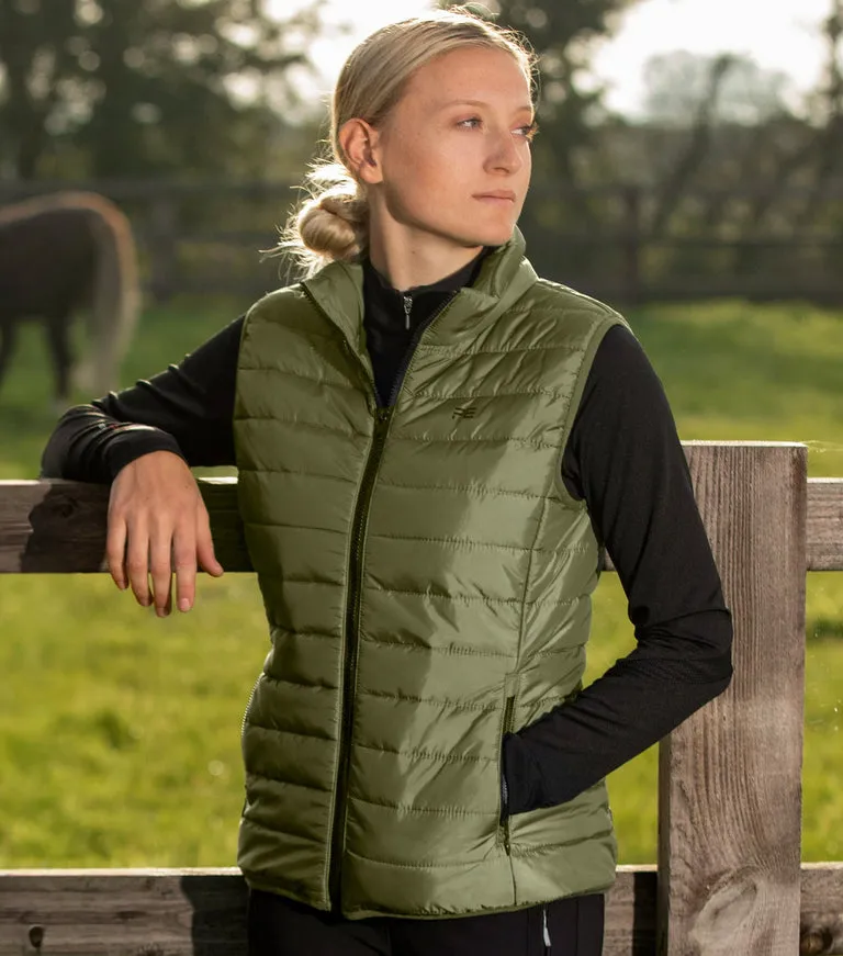 Premier Equine Dante Ladies Riding Vest / Gilet (Navy, Black or Olive)