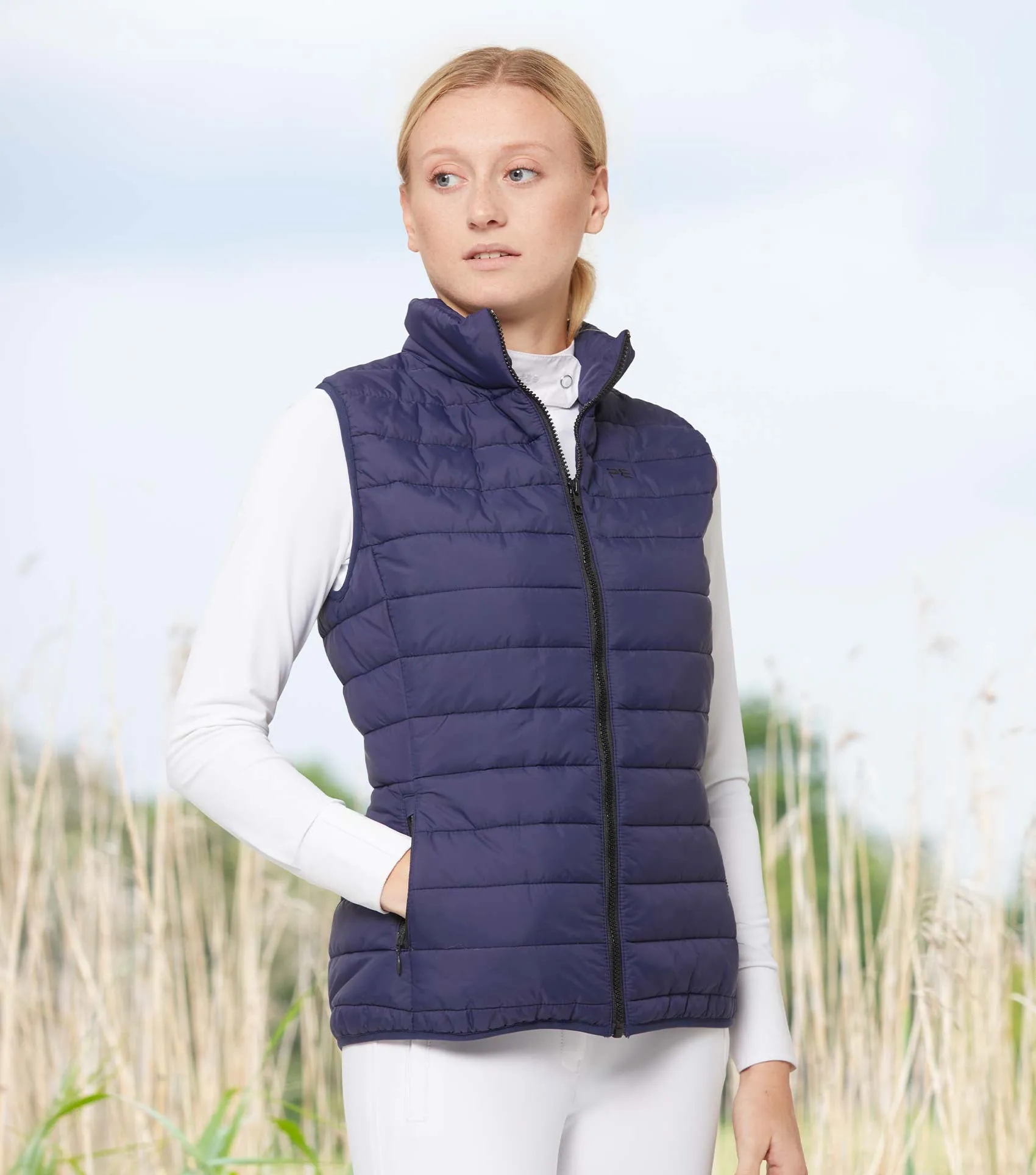 Premier Equine Dante Ladies Riding Vest / Gilet (Navy, Black or Olive)