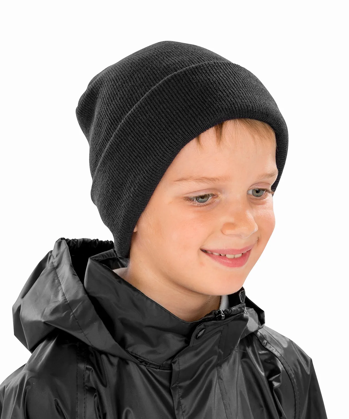 Red - Kids woolly ski hat