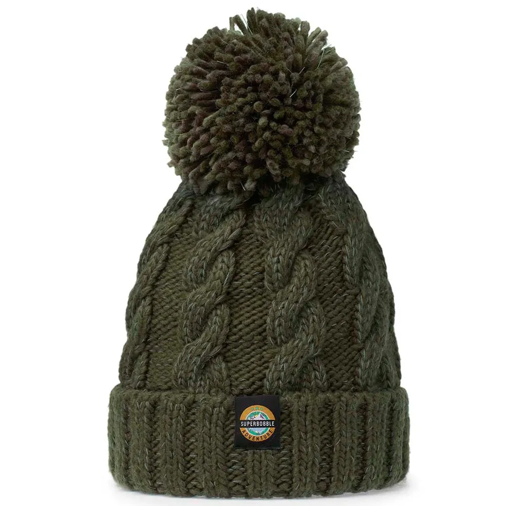 Reflective SuperBobble Hat - Greenland Cable