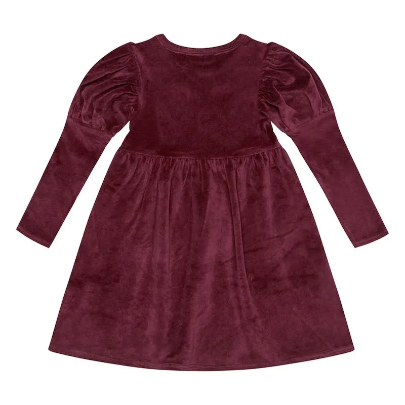 Rock Your Kid Plum Corduroy Dress