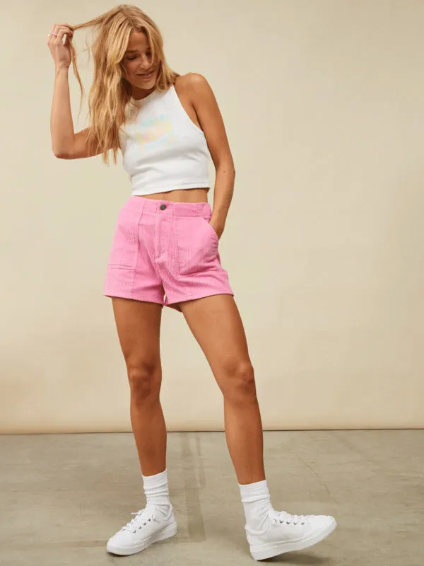 Roxy Sessions Shorts-Sachet Pink