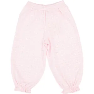 Ruffle Bloomer Pants- Pink Window Pane