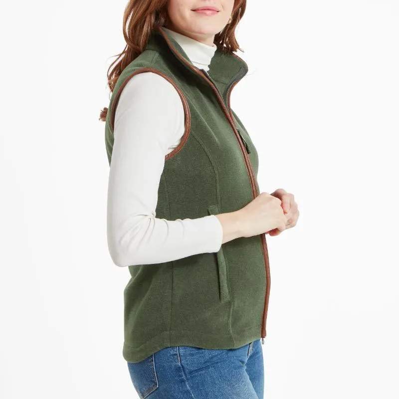 Schoffel Ladies Lyndon Fleece Gilet - Cedar Green