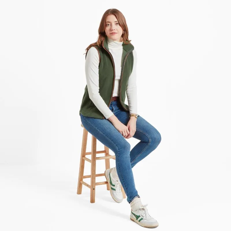 Schoffel Ladies Lyndon Fleece Gilet - Cedar Green