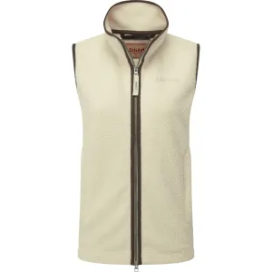 Schoffel Ladies Lyndon Retro Fleece Gilet - Ecru