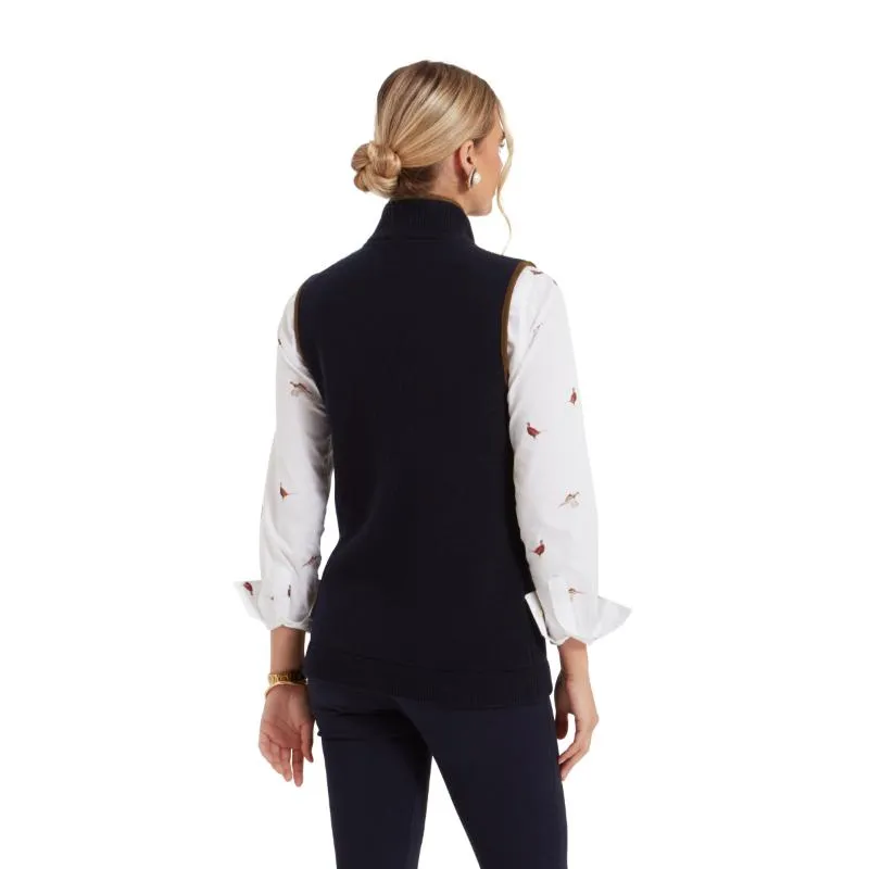 Schoffel Orkney Merino Ladies Gilet - Navy