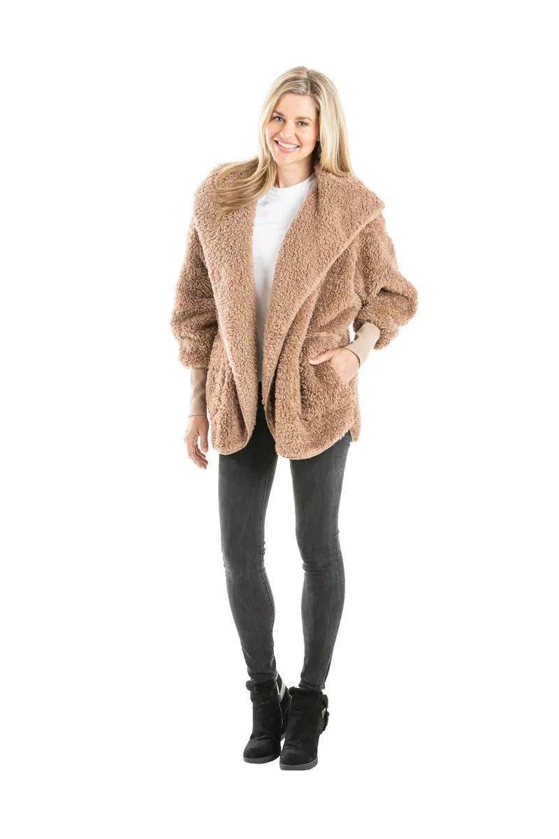 Sherpa Body Wrap/Cardigan for Women Hoodie (7 colors)