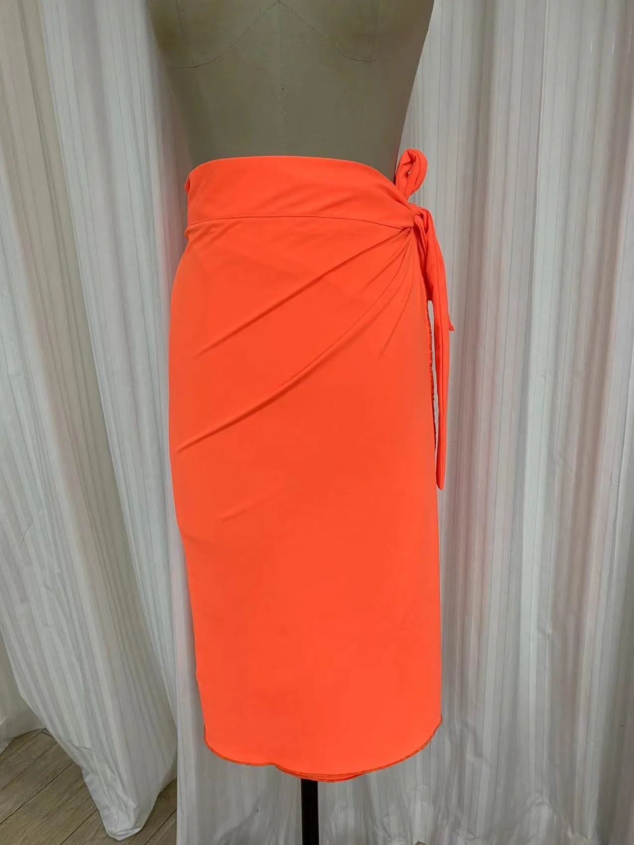 Skirt P2101s Fluo orange - SWIMWEAR OR RUNNING SKIRT