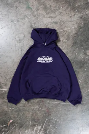 %SMART PLUM SNAP BUTTON HOODIE%