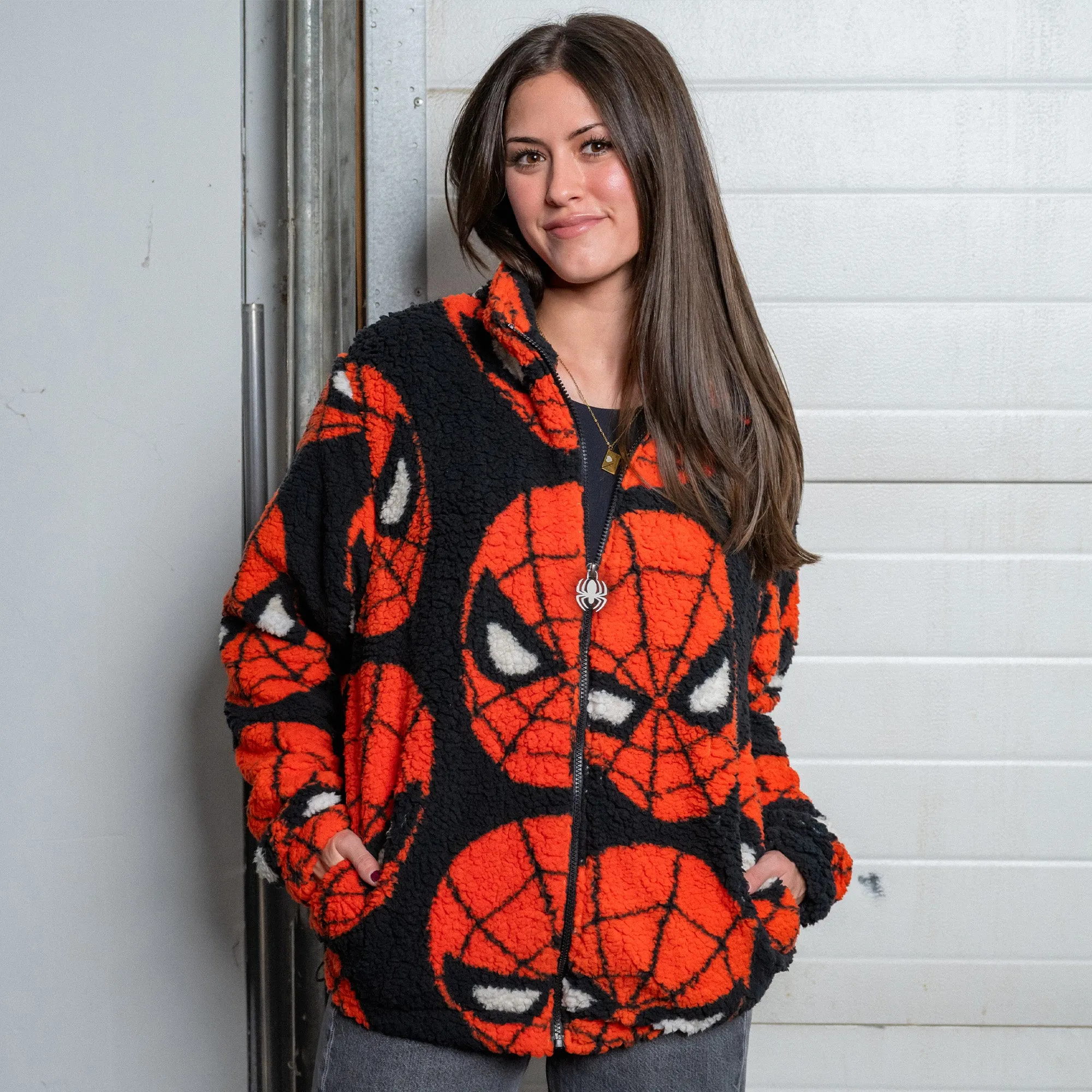 Spider-Man Sherpa Jacket