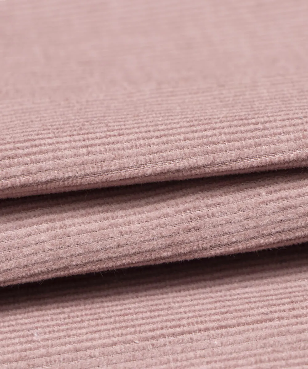 Stone Colour Plain Corduroy Fabric