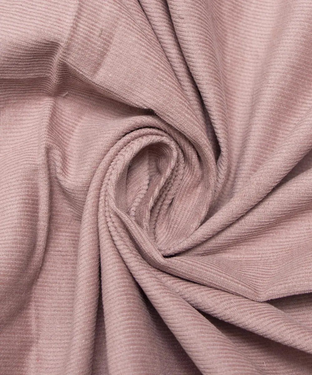 Stone Colour Plain Corduroy Fabric