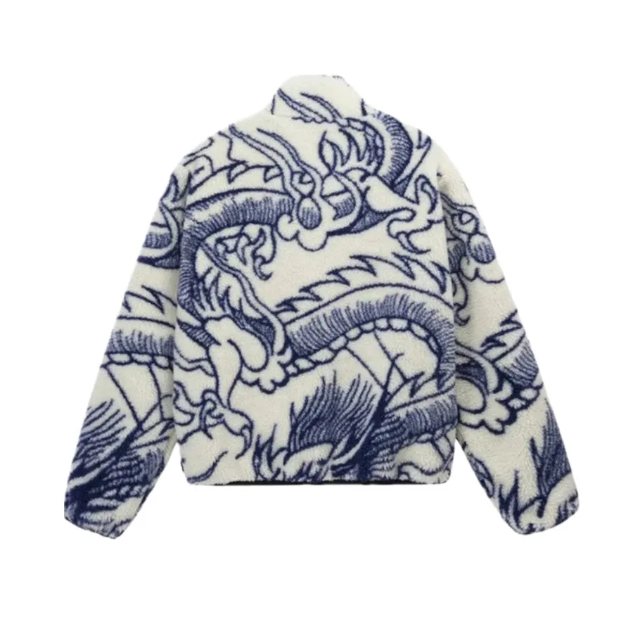 Stussy Dragon Sherpa Reversible Jacket