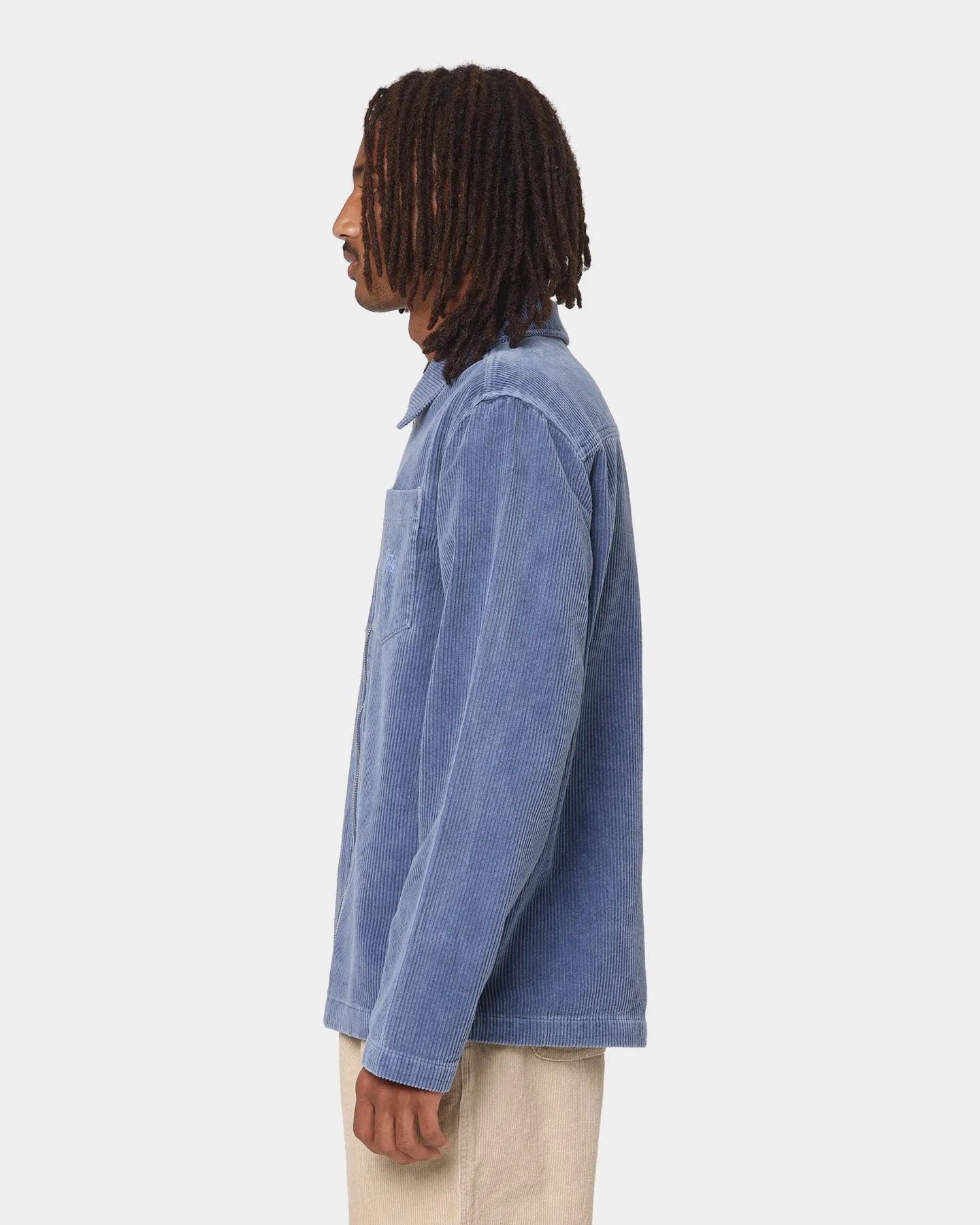 Stussy Tyler Corduroy Jacket Dusty Blue