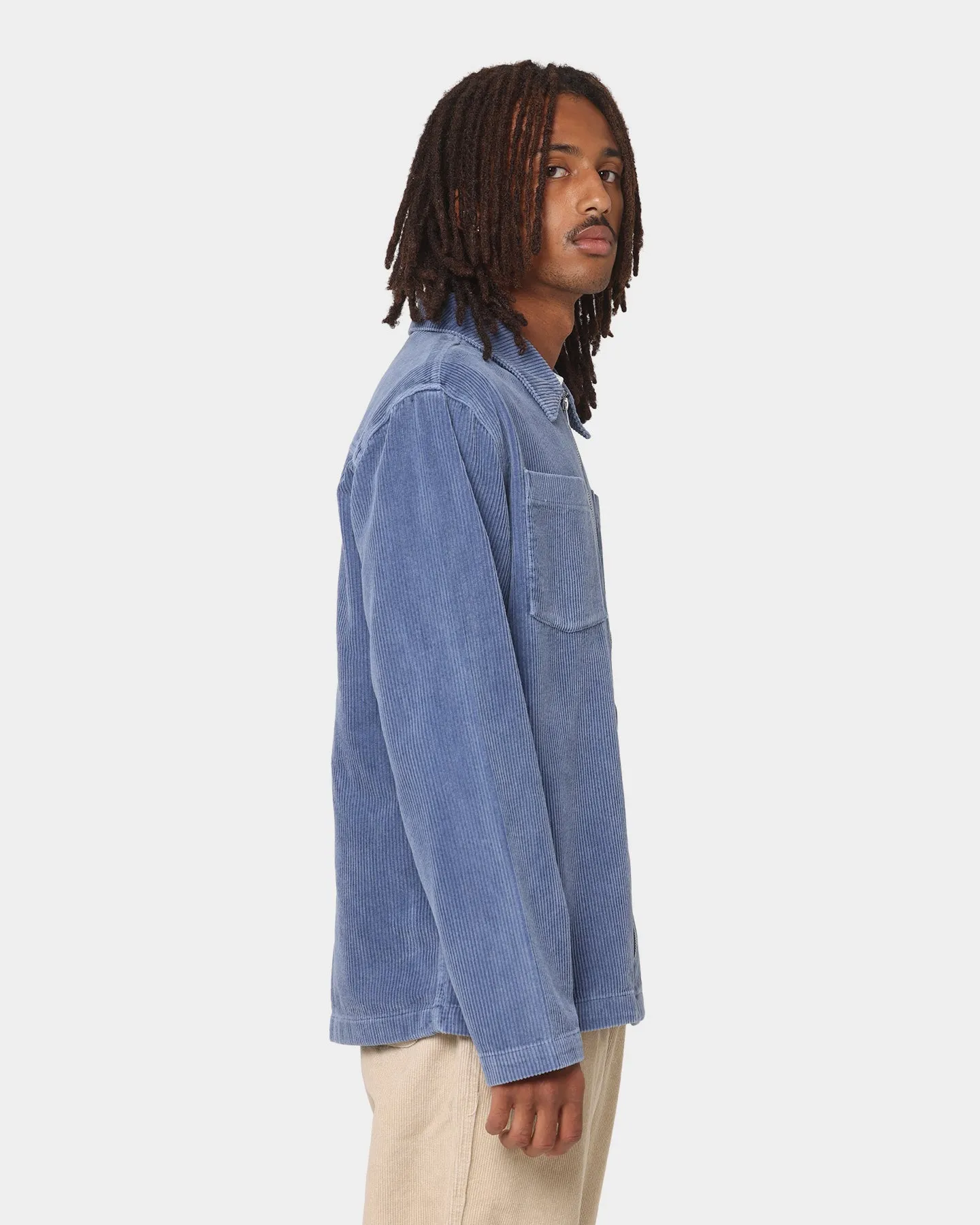 Stussy Tyler Corduroy Jacket Dusty Blue