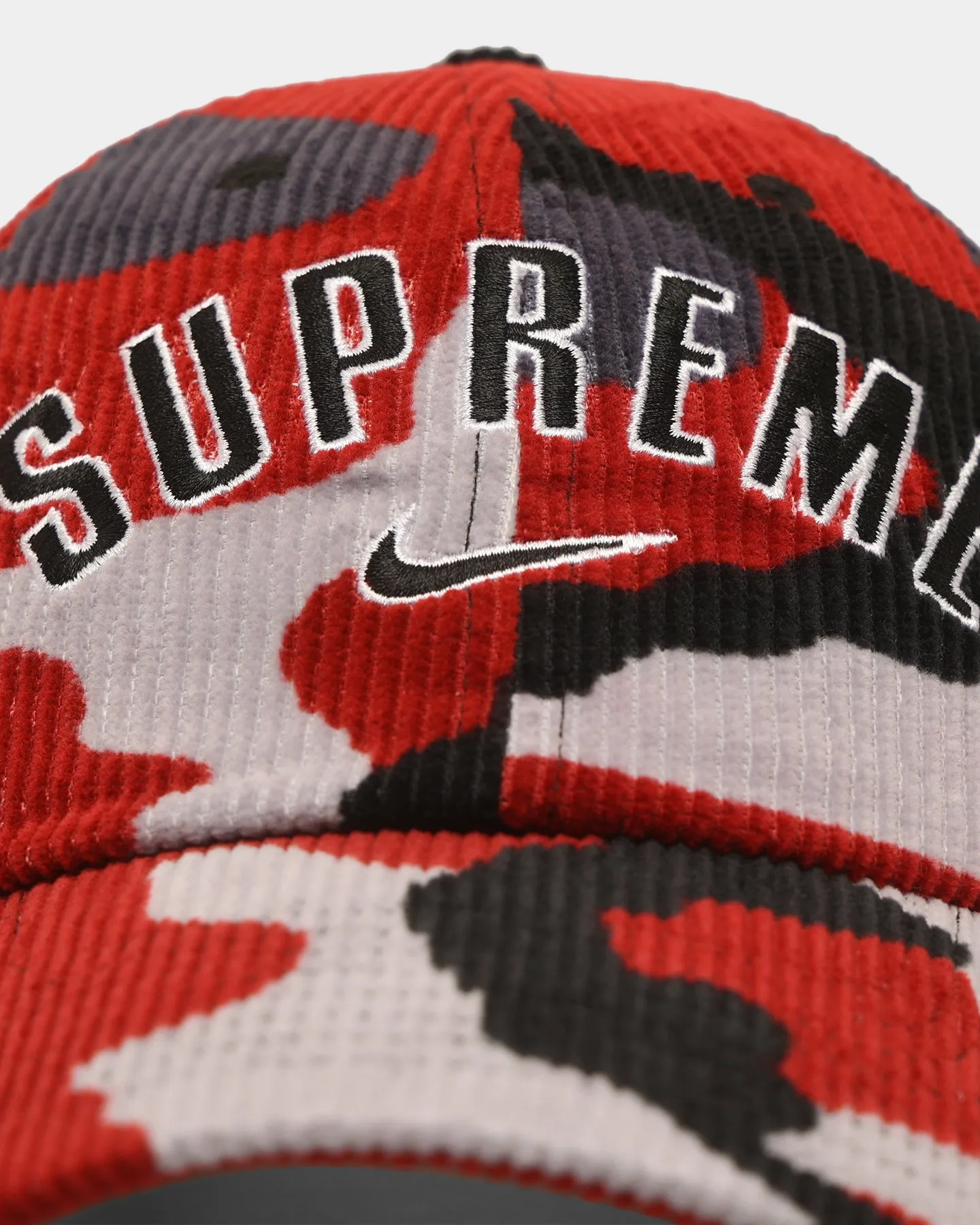 Supreme X Nike Arc Corduroy 6 Panel Strapback Camo