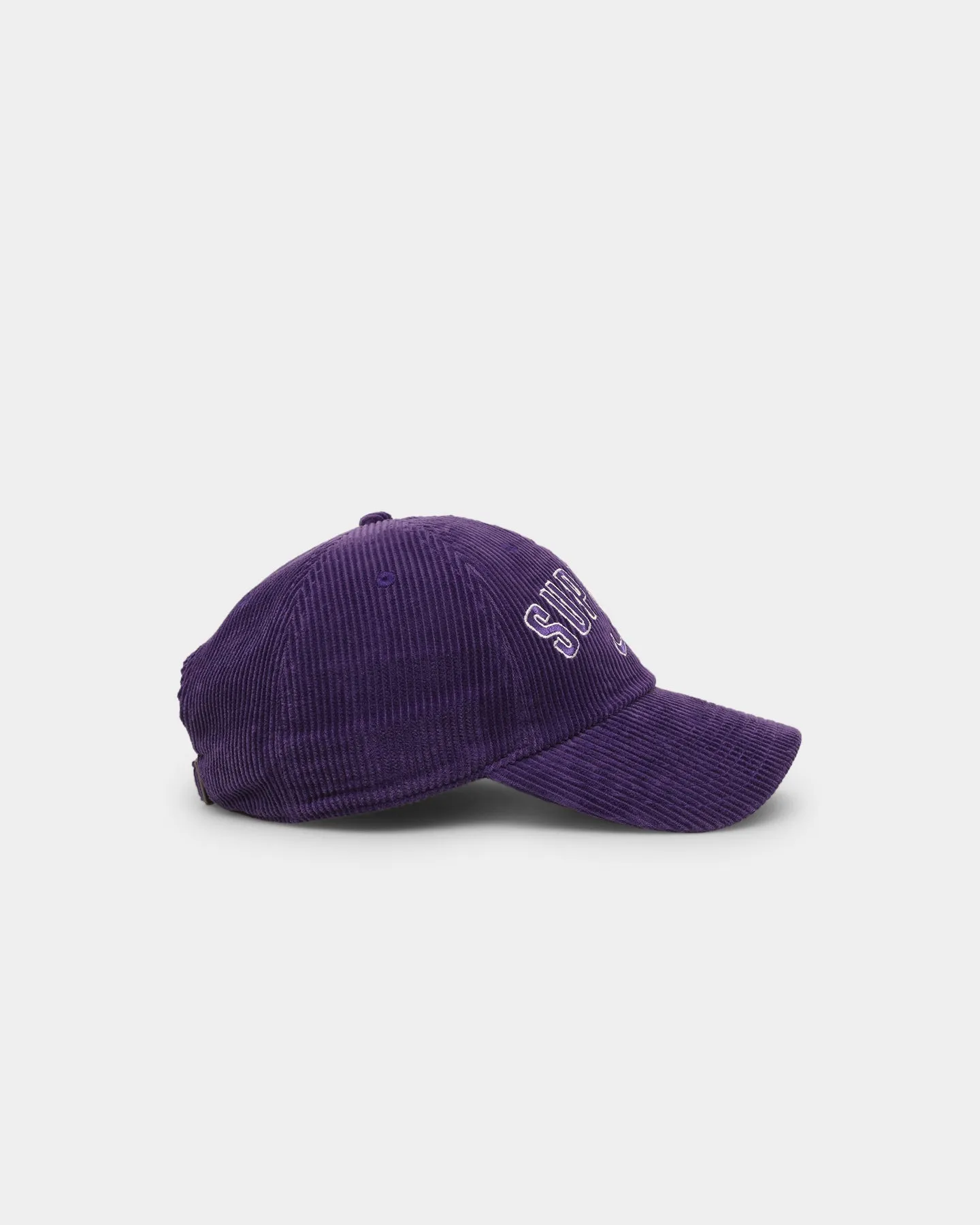 Supreme X Nike Arc Corduroy 6 Panel Strapback Purple