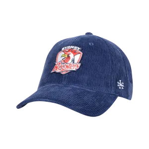 SYDNEY ROOSTERS NRL CORDUROY SLOUCH CAP