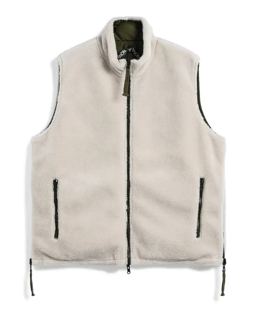 Taion - Zip Vest R002BML - Multi Cream