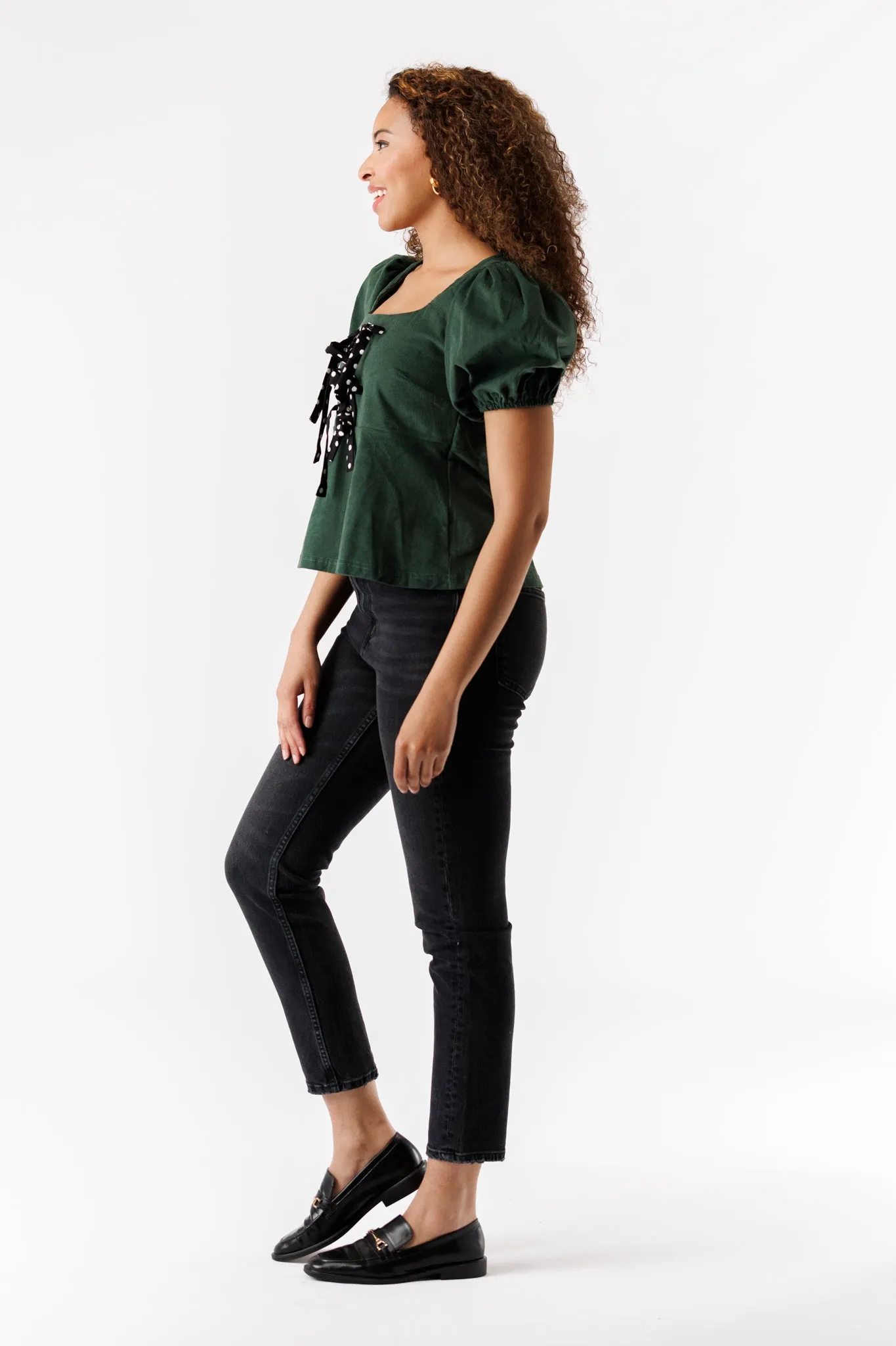 The Chia Blouse - Vine Corduroy