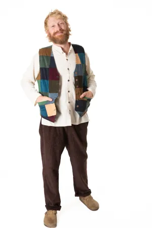 Tokha Patchwork Corduroy Vest