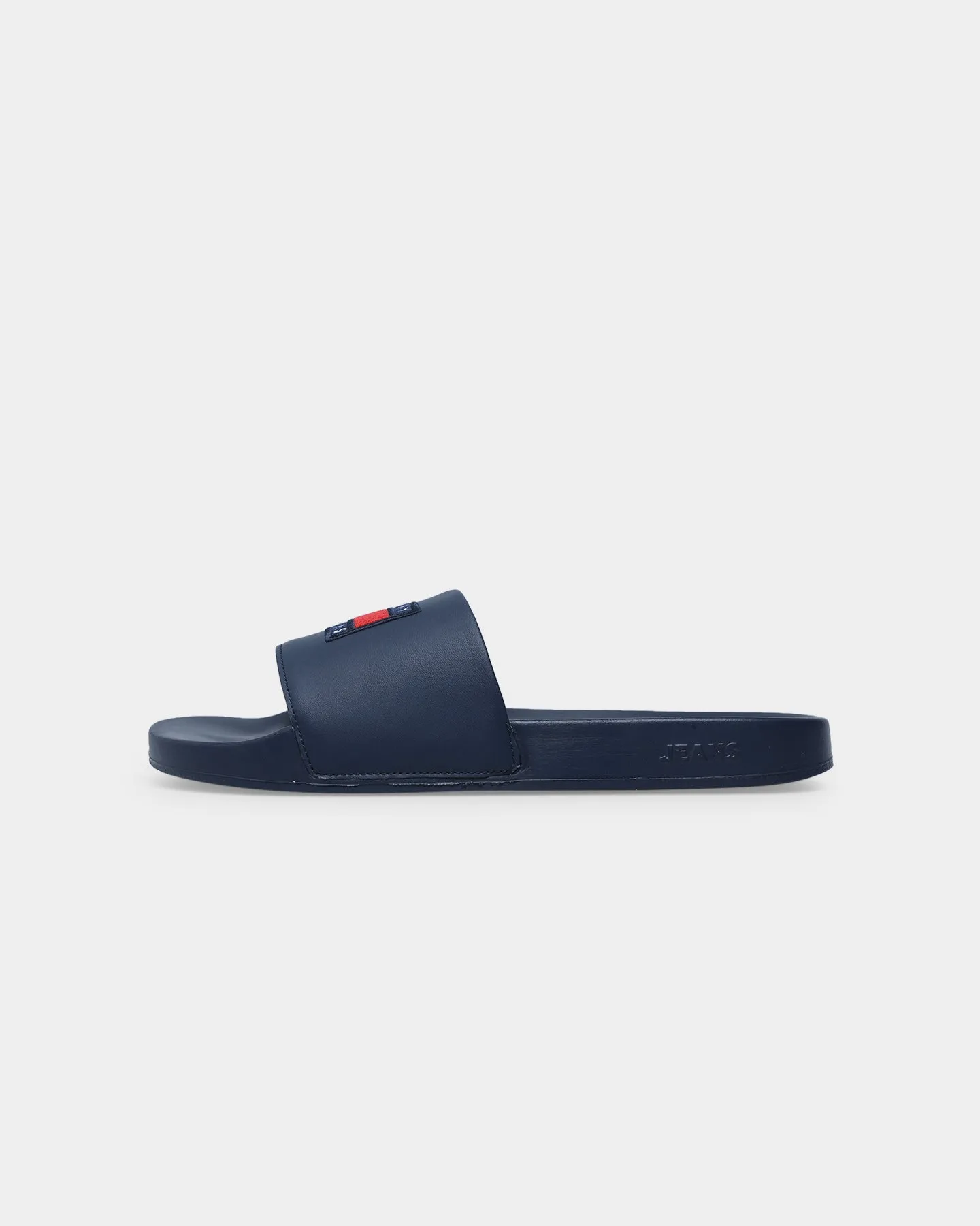 Tommy Jeans Corduroy Patch Pool Slide Twilight Navy