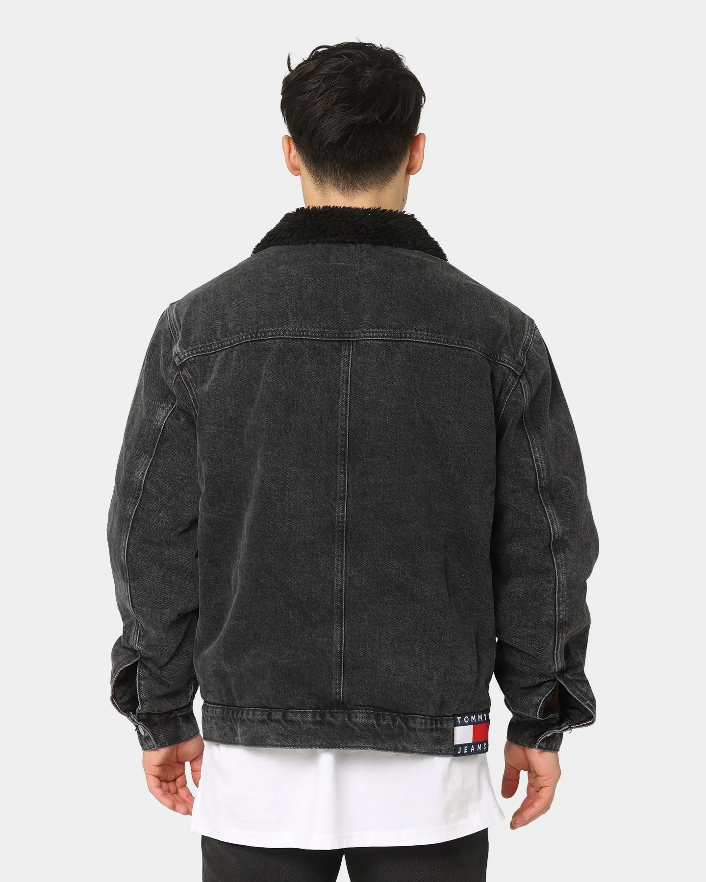 Tommy Jeans Oversized SherpaJacket Denim Black