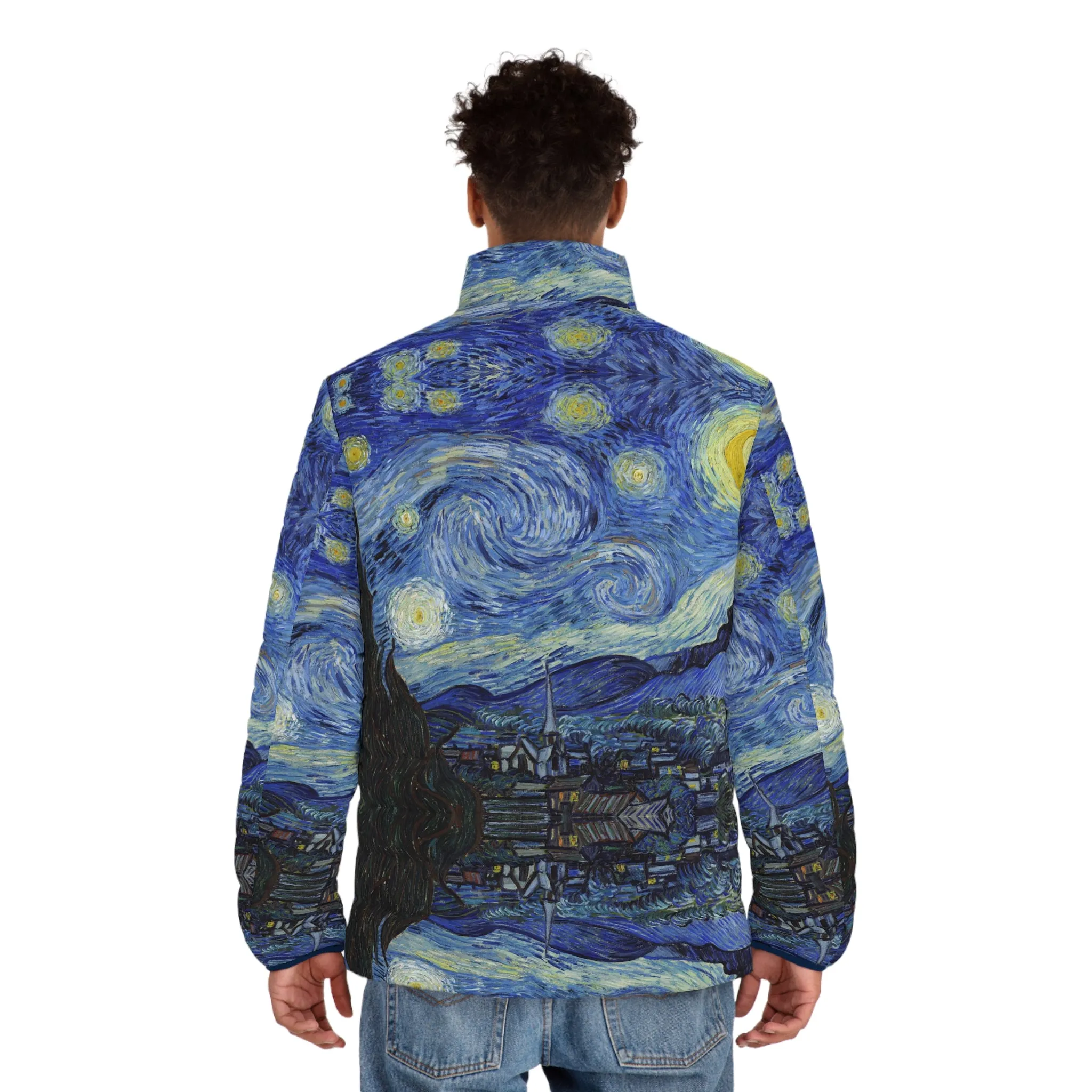 Van Gogh Men's Puffer Jacket