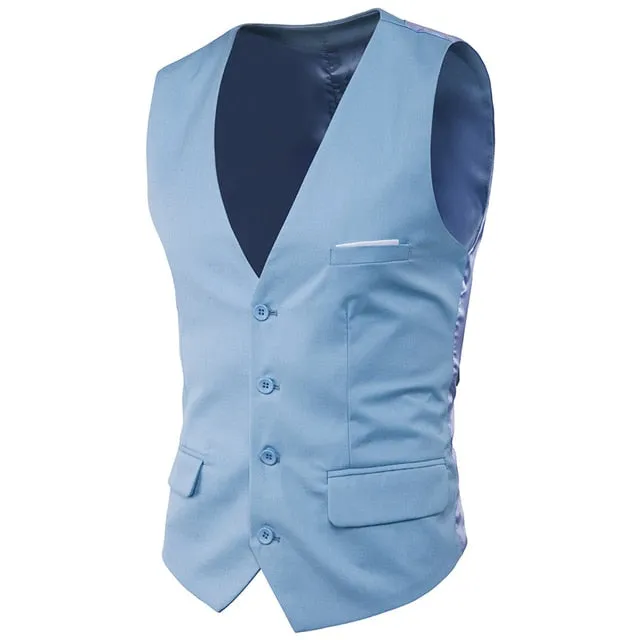 Voguable Purple Suit Vest Men Spring New Slim Fit Sleeveless Vest Waistcoat Mens Formal Business Wedding Dress Vests Chaleco Hombre