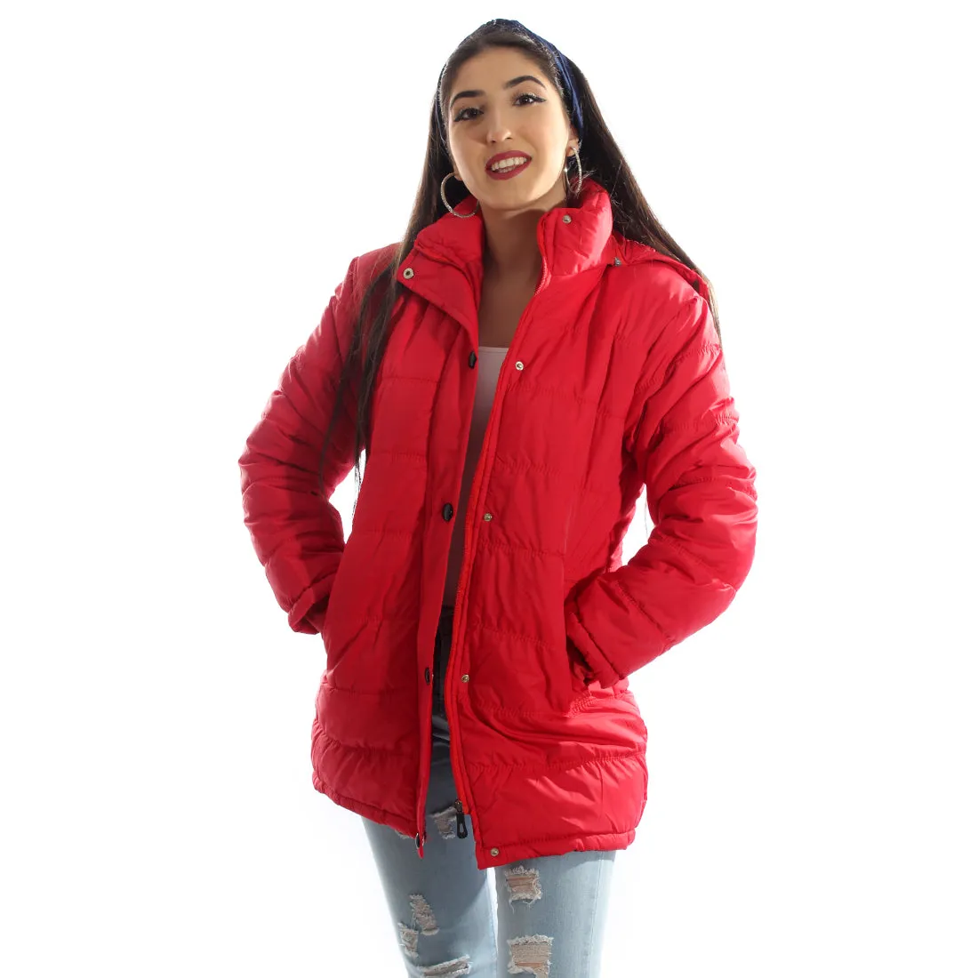 Women jacket/ colour red -4036