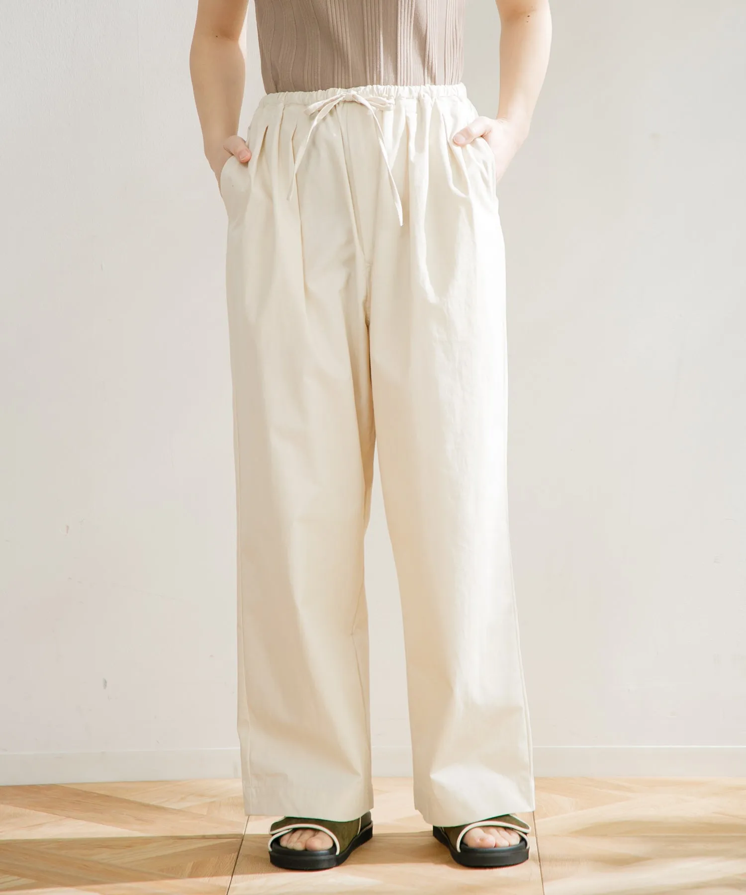 【WOMEN】ORCIVAL WIDE EASY PANTS